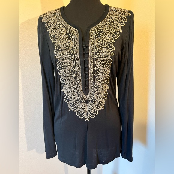 Coldwater Creek Embroidered Top - Picture 1 of 4